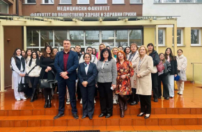 БАПФ представи възможностите за професионално развитие пред студенти от Медицинския колеж към БДУ