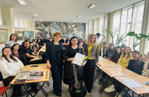 Татяна Йотова представи „Умотворителница“ пред студенти в БДУ